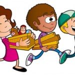 Cliparts et visuels Crèche party seul